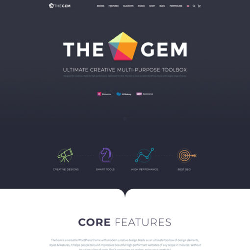 TheGem Creative High Performance Multi Purpose WordPress Theme